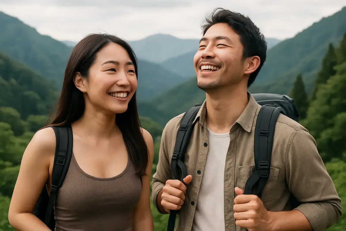 vacances, japon, voyage, séjour