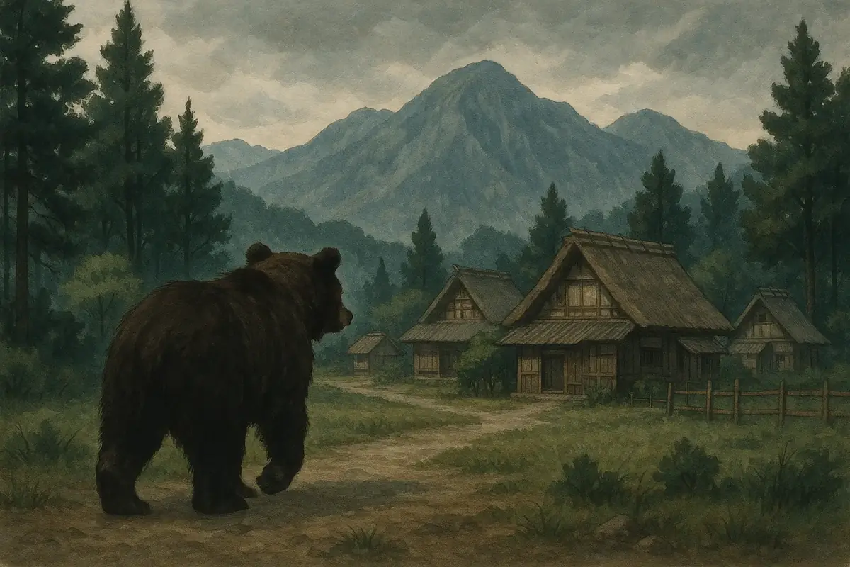 ours japon chasseur attaques