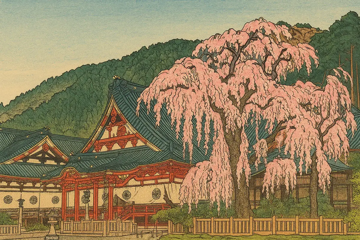 Minobu, mont fuji, japon