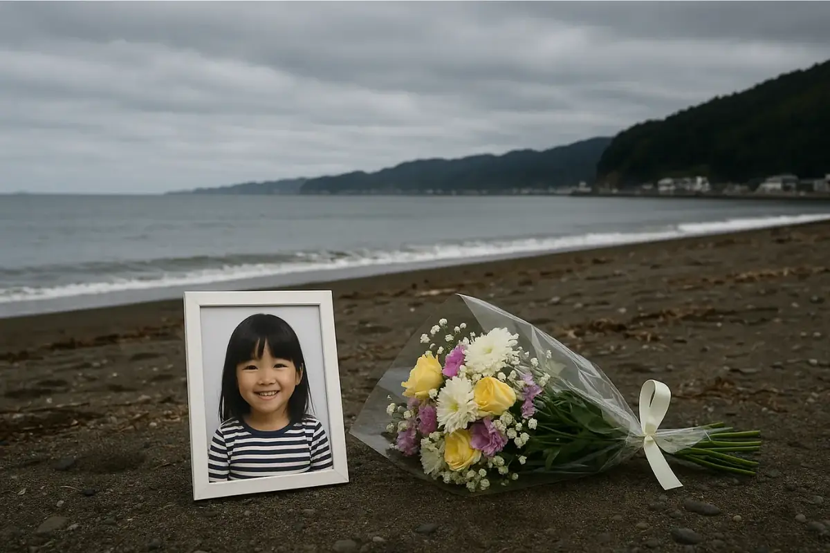 restes fille tsunami Japon
