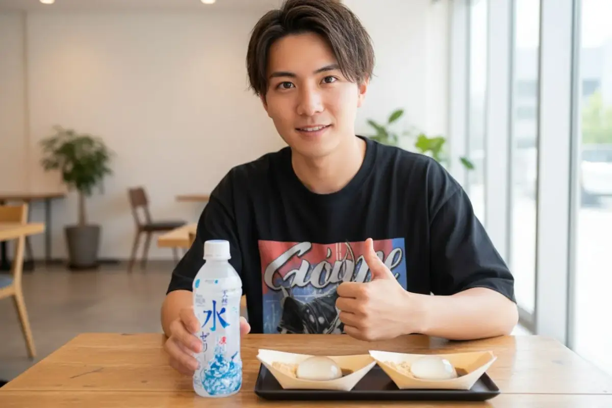 eau gélifiée, japon, tiktok