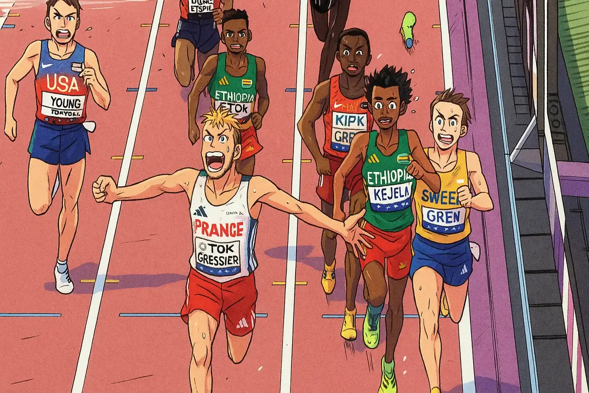 mondial athlétisme, Japon, GRessier