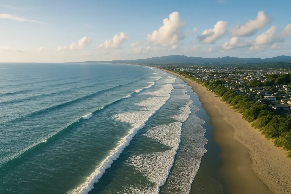 Japon côte océan tsunami tremblement de terre