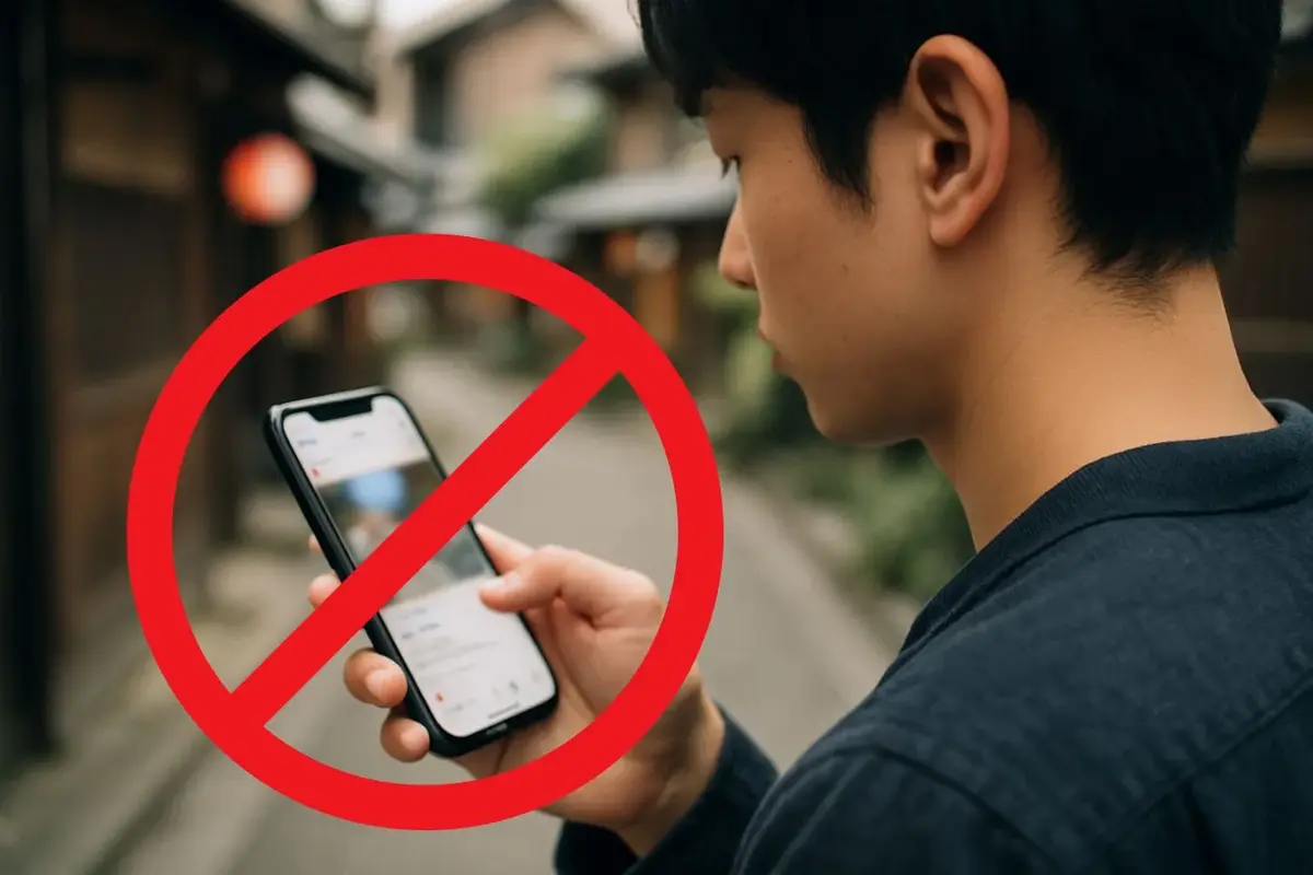 japon, smartphone, interdit