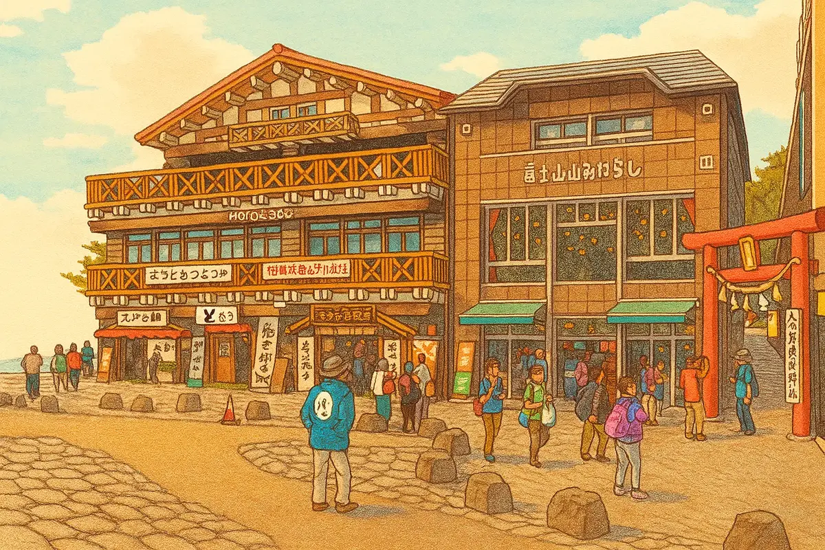 5e station, Mont Fuji, ascension