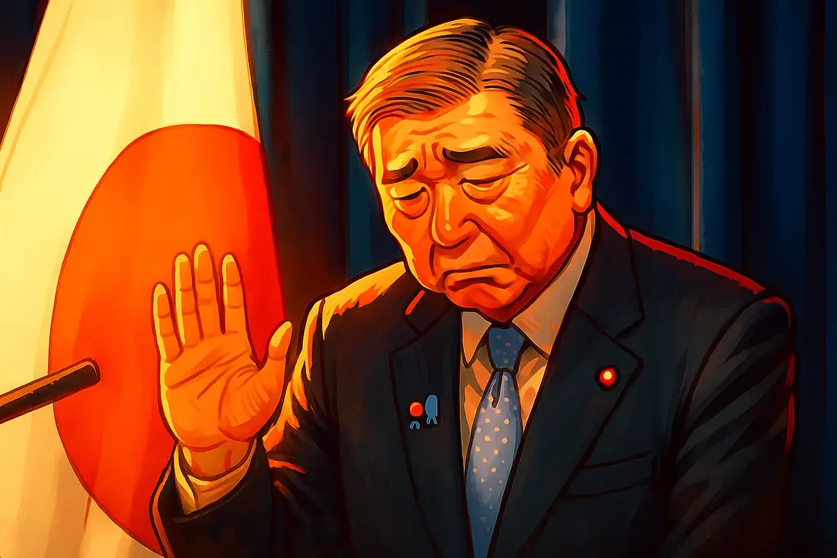 Ishiba, démission, Japon
