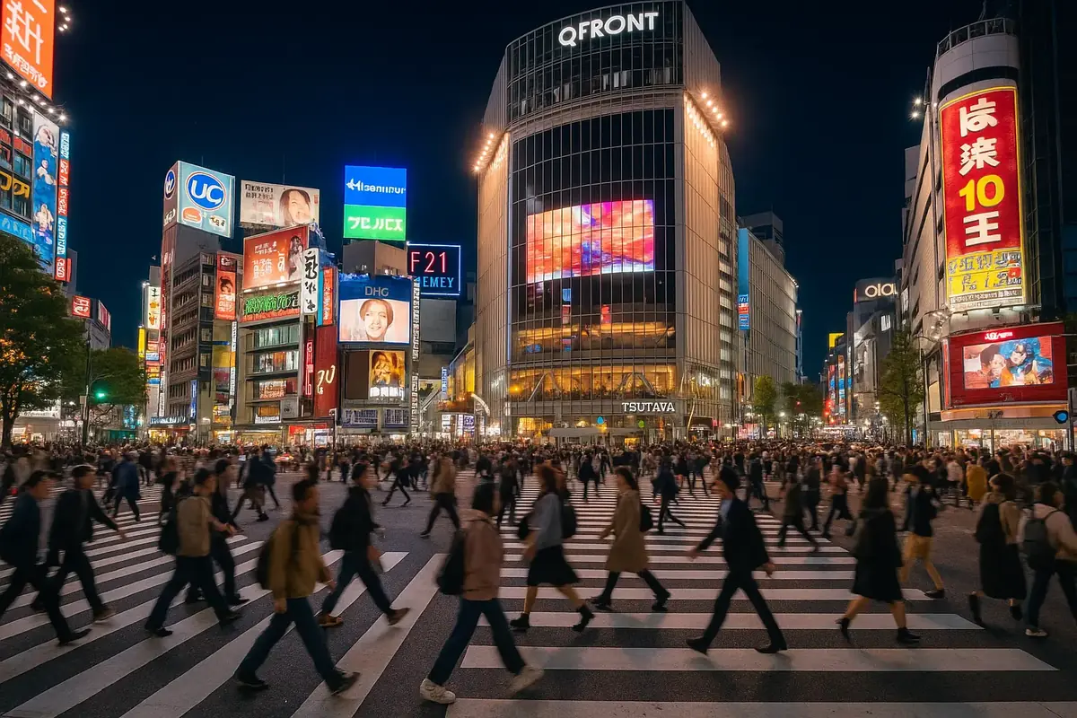 shibuya crossing tokyo