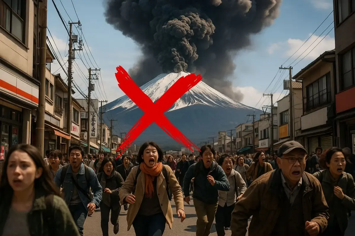 mont fuji, mythe, eruption