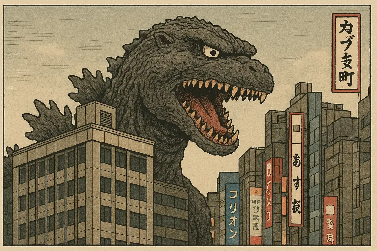 godzilla, kabukicho