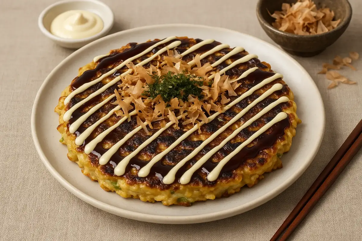 Okonomiyaki cuisine japonaise