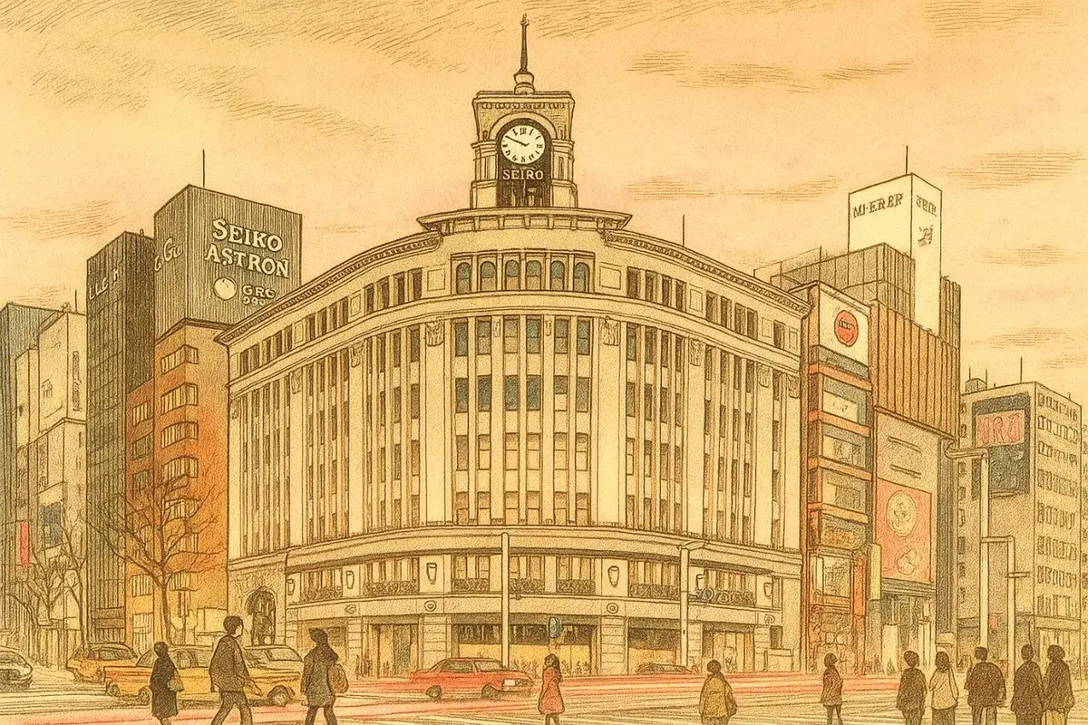 Ginza, quartier, Seiko building
