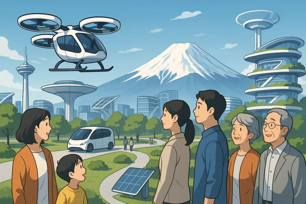 toyota Woven City ville-laboratoire Mont Fuji