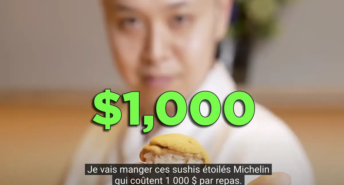 sushis étoilés Michelin