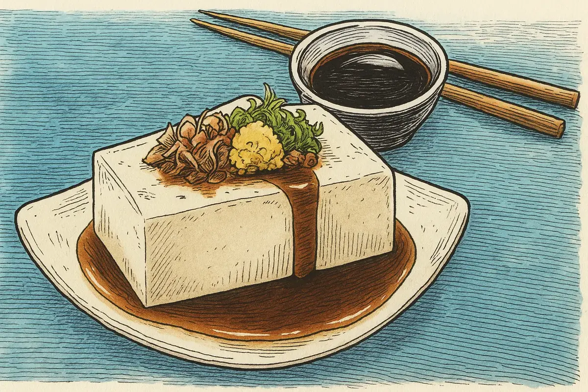 tofu, japon, gastronomie, recette
