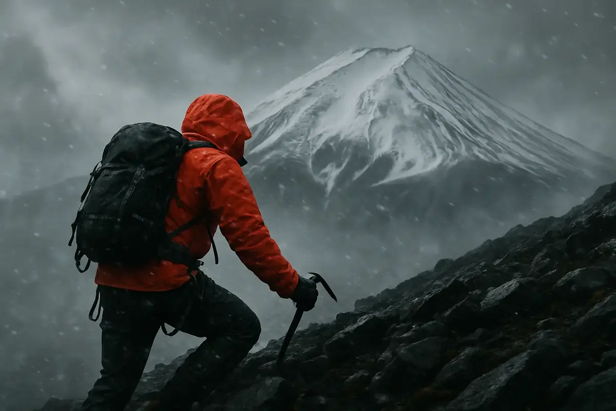 mont fuji, ascension, japon