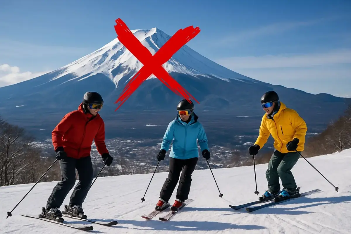 mont fuij, mythe, ski