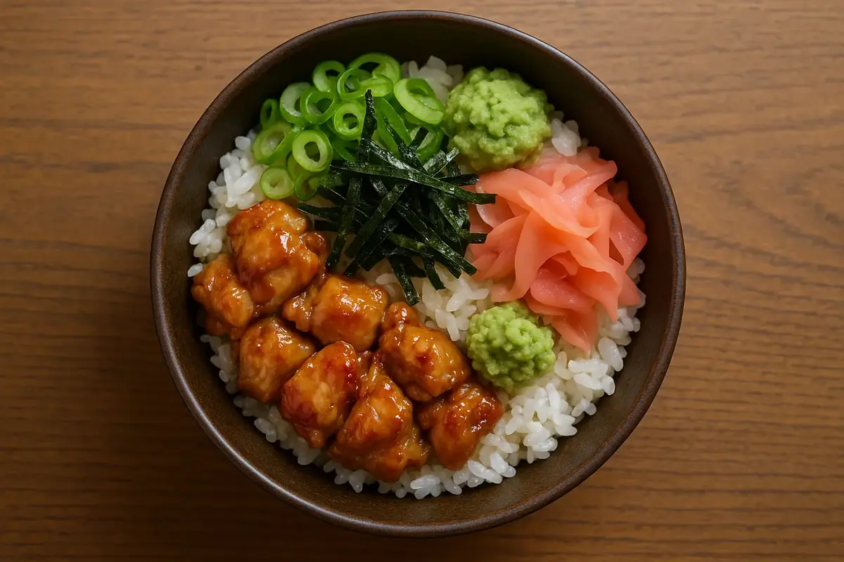 Donburi cuisine japonaise