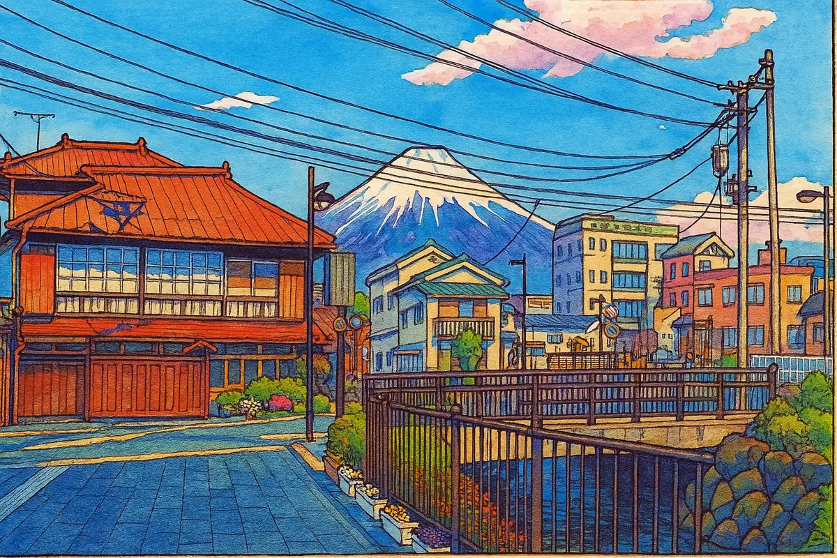 Fujinomiya, mont fuji, japon