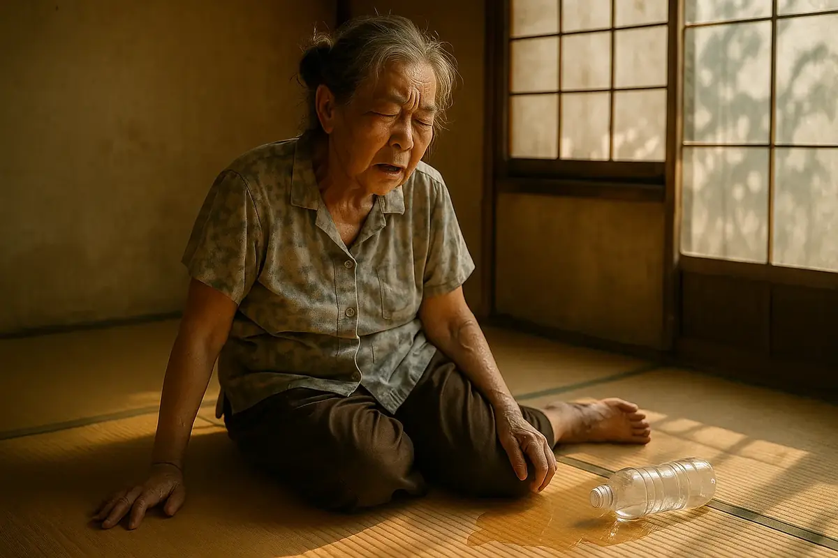 Personne âgée Japon canicule