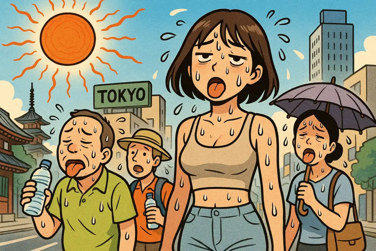 canicule, tokyo, japon