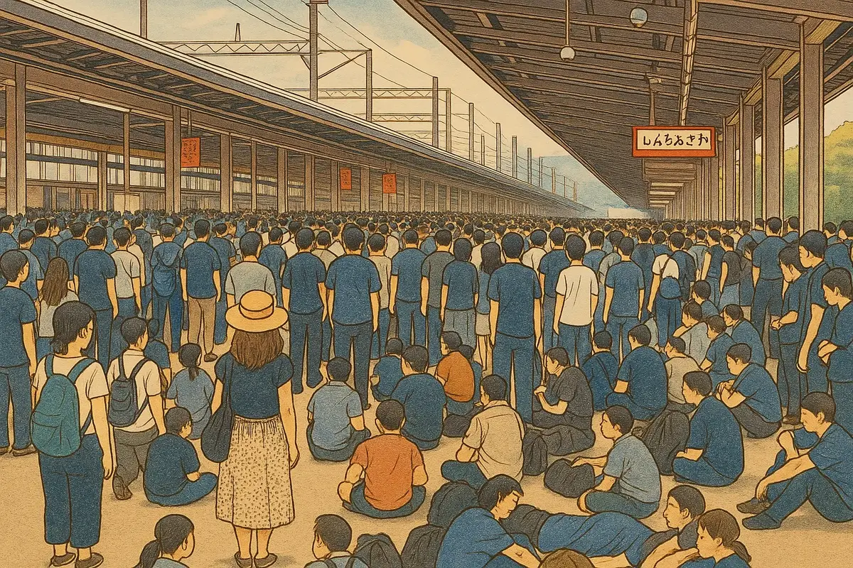 Osaka, exposition universelle, panne métro