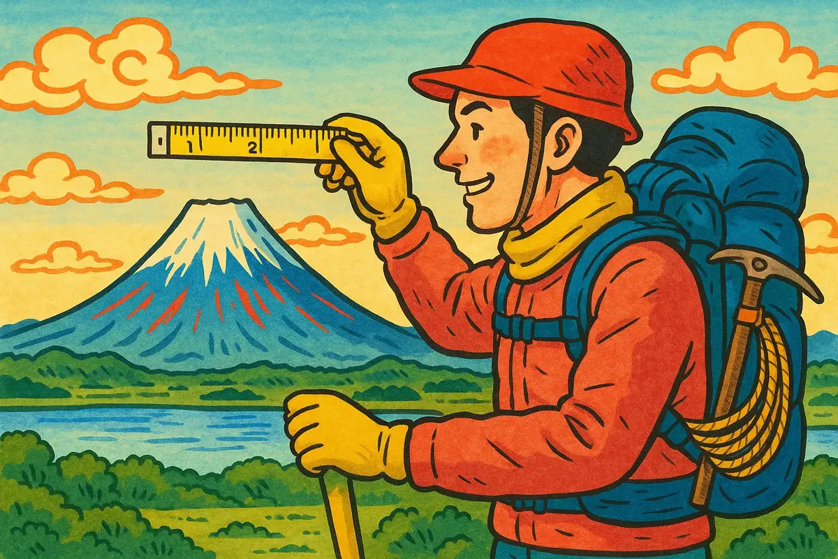 mont fuji, distance