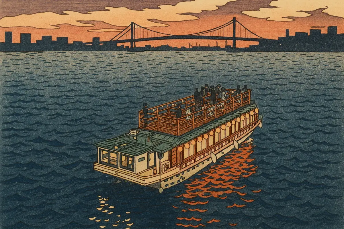 croisière, tokyo baie, cruise