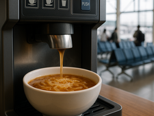 L’aéroport d’Hokkaido inaugure un robinet distribuant … de la soupe à l’oignon
