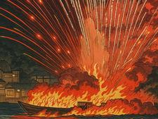 Incendie de bateaux dans la baie de Tokyo lors d'un feu d'artifice : mais que s'est il passé ?