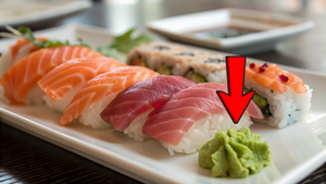 Non la pâte verte qui accompagne vos sushis n’est pas du wasabi (mais plutôt de la moutarde)