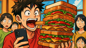 118.000 vues pour un sandwich, la vidéo de cet influenceur TikTok au Japon fait le buzz
