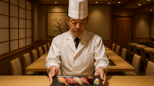 Cet influenceur goûte des sushis à 1000 $ au Japon