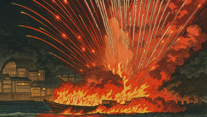 Incendie de bateaux dans la baie de Tokyo lors d'un feu d'artifice : mais que s'est il passé ?