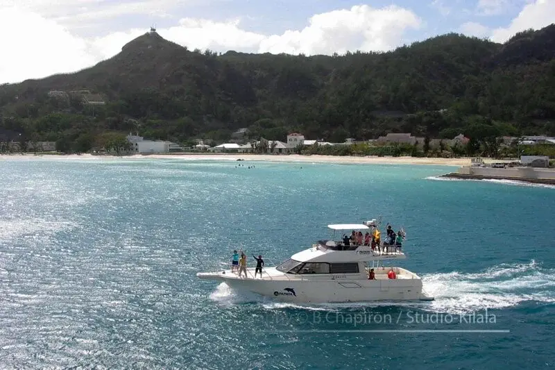 bateau dans les iles Ogasawara au Japon